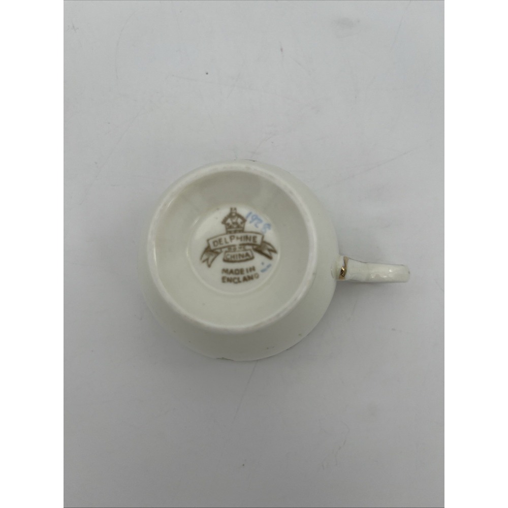 1928‎ Delphine China Tea Cup & Saucer-full size-mixed floral - Picture 6 of 10
